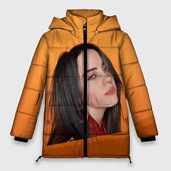 Куртка зимняя женская BILLIE EILISH: Orange Mood, цвет: 3D-черный