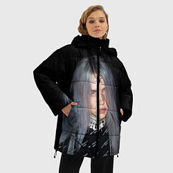 Куртка зимняя женская BILLIE EILISH с Пауком, цвет: 3D-черный — фото 2