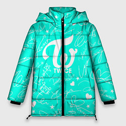 Куртка зимняя женская TWICE АВТОГРАФЫ, цвет: 3D-черный