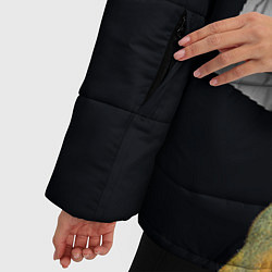 Куртка зимняя женская Billie Eilish с Сережкой, цвет: 3D-черный — фото 2