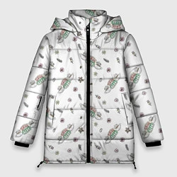 Куртка зимняя женская Central Perk, цвет: 3D-черный