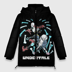 Куртка зимняя женская UNDERTALE, цвет: 3D-черный