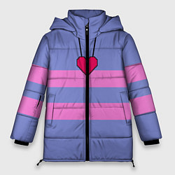 Куртка зимняя женская UNDERTALE FRISK, цвет: 3D-черный