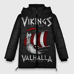 Куртка зимняя женская Vikings Valhalla, цвет: 3D-черный