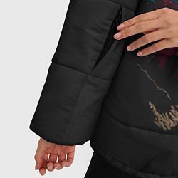 Куртка зимняя женская Time Wars, цвет: 3D-черный — фото 2
