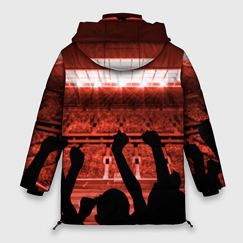Женская зимняя куртка Manchester United / 3D-Светло-серый – фото 2