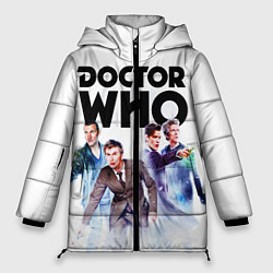 Куртка зимняя женская Доктор Кто, цвет: 3D-черный