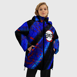 Куртка зимняя женская Kimetsu no Yaiba, цвет: 3D-черный — фото 2