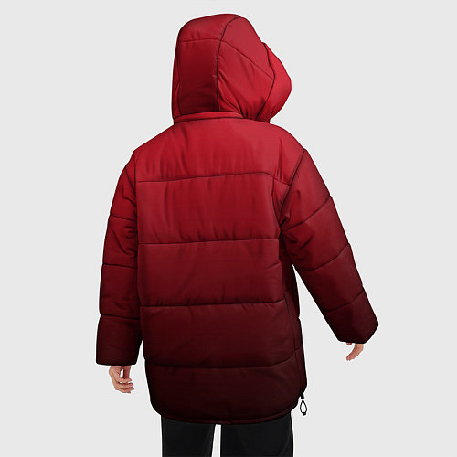 Женская зимняя куртка CHICAGO BULLS / 3D-Красный – фото 4