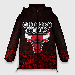 Куртка зимняя женская CHICAGO BULLS, цвет: 3D-красный