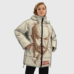 Куртка зимняя женская Ленин, цвет: 3D-черный — фото 2