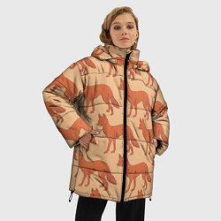 Куртка зимняя женская Лисья стая, цвет: 3D-светло-серый — фото 2
