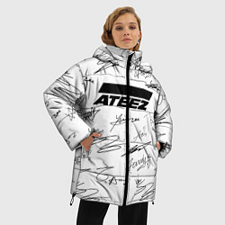 Куртка зимняя женская ATEEZ АВТОГРАФЫ, цвет: 3D-красный — фото 2
