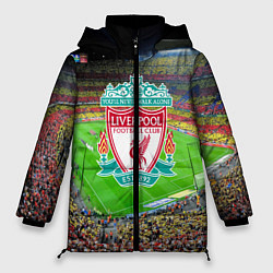 Куртка зимняя женская FC Liverpool, цвет: 3D-светло-серый