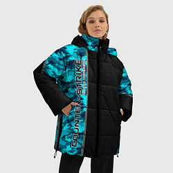 Куртка зимняя женская Counter Strike, цвет: 3D-черный — фото 2