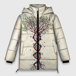 Куртка зимняя женская Дерево жизни, цвет: 3D-черный