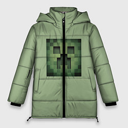 Куртка зимняя женская Майнкрафт, цвет: 3D-черный