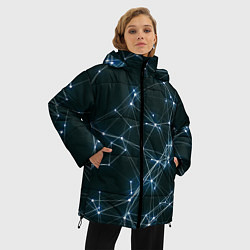 Куртка зимняя женская Нейросети, цвет: 3D-черный — фото 2