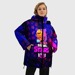 Куртка зимняя женская BRAWL STARS:СЭНДИ, цвет: 3D-красный — фото 2