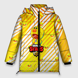 Куртка зимняя женская BRAWL STARS, цвет: 3D-черный