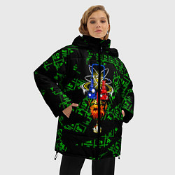 Куртка зимняя женская Химия х Менделеев, цвет: 3D-красный — фото 2