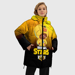 Куртка зимняя женская BRAWL STARS SALLY LEON, цвет: 3D-светло-серый — фото 2