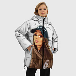 Куртка зимняя женская Ariana Grande Ариана Гранде, цвет: 3D-черный — фото 2