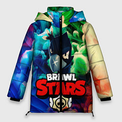 Куртка зимняя женская Brawl Stars - Crow, цвет: 3D-черный