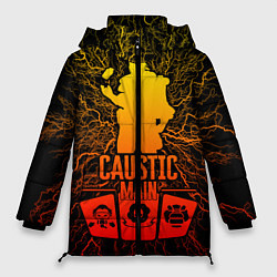 Куртка зимняя женская Apex Legends Caustic Main, цвет: 3D-черный