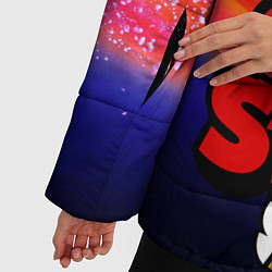 Куртка зимняя женская Brawl Stars - Jessie, цвет: 3D-черный — фото 2