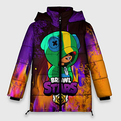 Куртка зимняя женская Brawl Stars LEON, цвет: 3D-черный