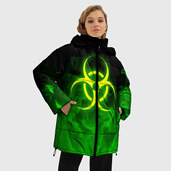Куртка зимняя женская BIOHAZARD, цвет: 3D-черный — фото 2