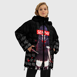 Куртка зимняя женская SENPAI ANIME, цвет: 3D-черный — фото 2