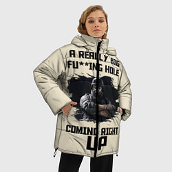 Куртка зимняя женская Rainbow Six Siege, цвет: 3D-светло-серый — фото 2
