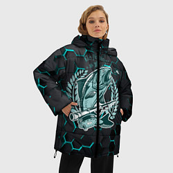Куртка зимняя женская Go Fishing!, цвет: 3D-красный — фото 2