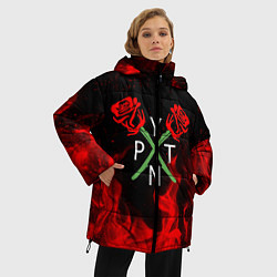 Куртка зимняя женская Payton Moormeier: TikTok, цвет: 3D-черный — фото 2