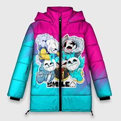 Куртка зимняя женская UNDERTALE, цвет: 3D-светло-серый