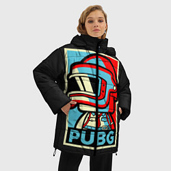Куртка зимняя женская PUBG, цвет: 3D-красный — фото 2