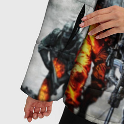 Куртка зимняя женская Battlefield, цвет: 3D-светло-серый — фото 2