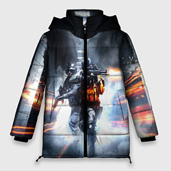 Куртка зимняя женская Battlefield, цвет: 3D-красный