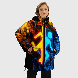 Куртка зимняя женская PORTAL, цвет: 3D-черный — фото 2