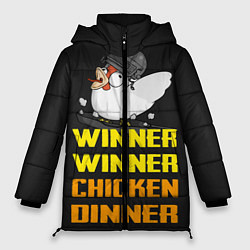 Куртка зимняя женская Winner Chicken Dinner, цвет: 3D-черный