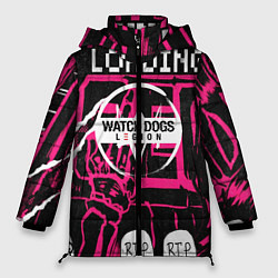 Куртка зимняя женская WATCH DOGS:LEGION, цвет: 3D-черный
