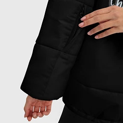Куртка зимняя женская Ошибки - часть прогресса, цвет: 3D-светло-серый — фото 2