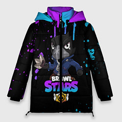 Куртка зимняя женская Brawl Stars Crow, цвет: 3D-черный