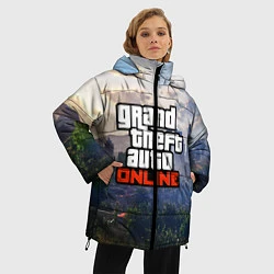 Куртка зимняя женская GTA ONLINE, цвет: 3D-черный — фото 2