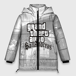 Куртка зимняя женская GTA SanAndreas, цвет: 3D-черный