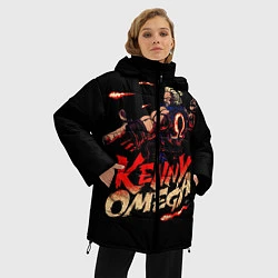 Куртка зимняя женская Kenny Omega Street Fighter, цвет: 3D-черный — фото 2