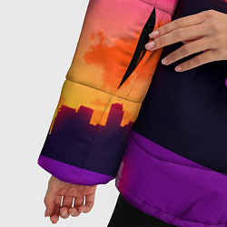 Куртка зимняя женская GTA:VICE CITY, цвет: 3D-красный — фото 2