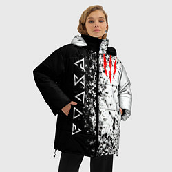 Куртка зимняя женская THE WITCHER, цвет: 3D-черный — фото 2